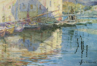 Boats in Venice by William Holt Yates Titcomb